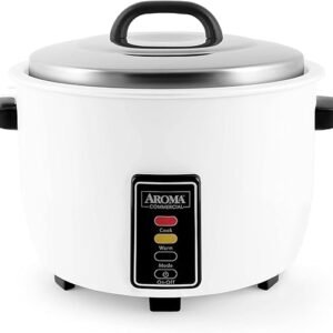 Aroma Housewares 60-Cup (Cooked) (30-Cup UNCOOKED) Commercial Rice Cooker (ARC-1033E),White